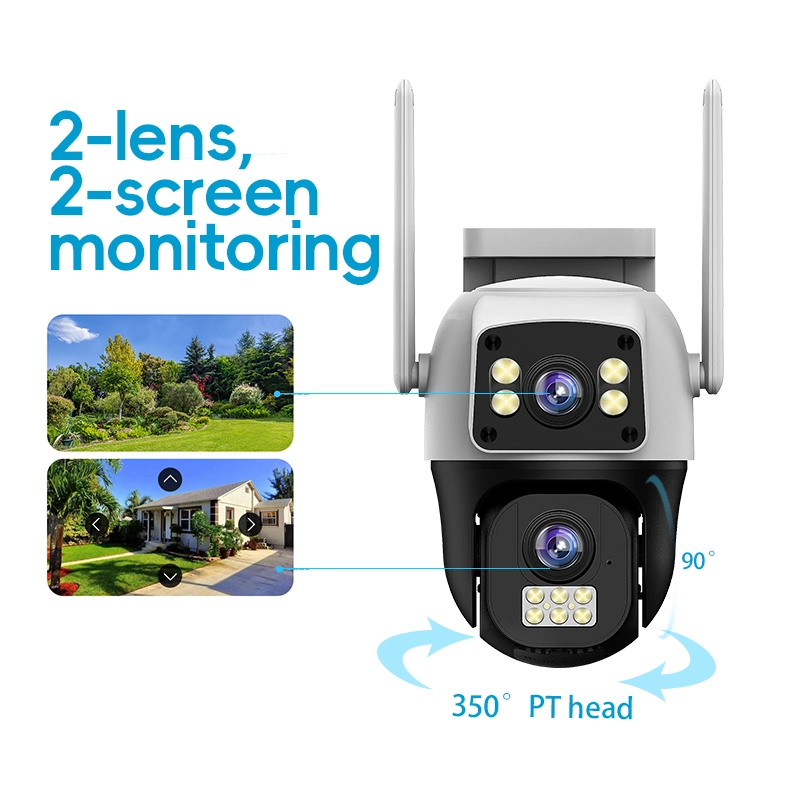 V380pro PTZ Outdoor Dual Lens WiFi IP Camera.