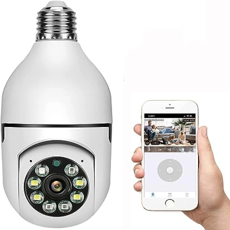 V380pro Bulb Ptz Single Lens Wi-Fi IP Camera.